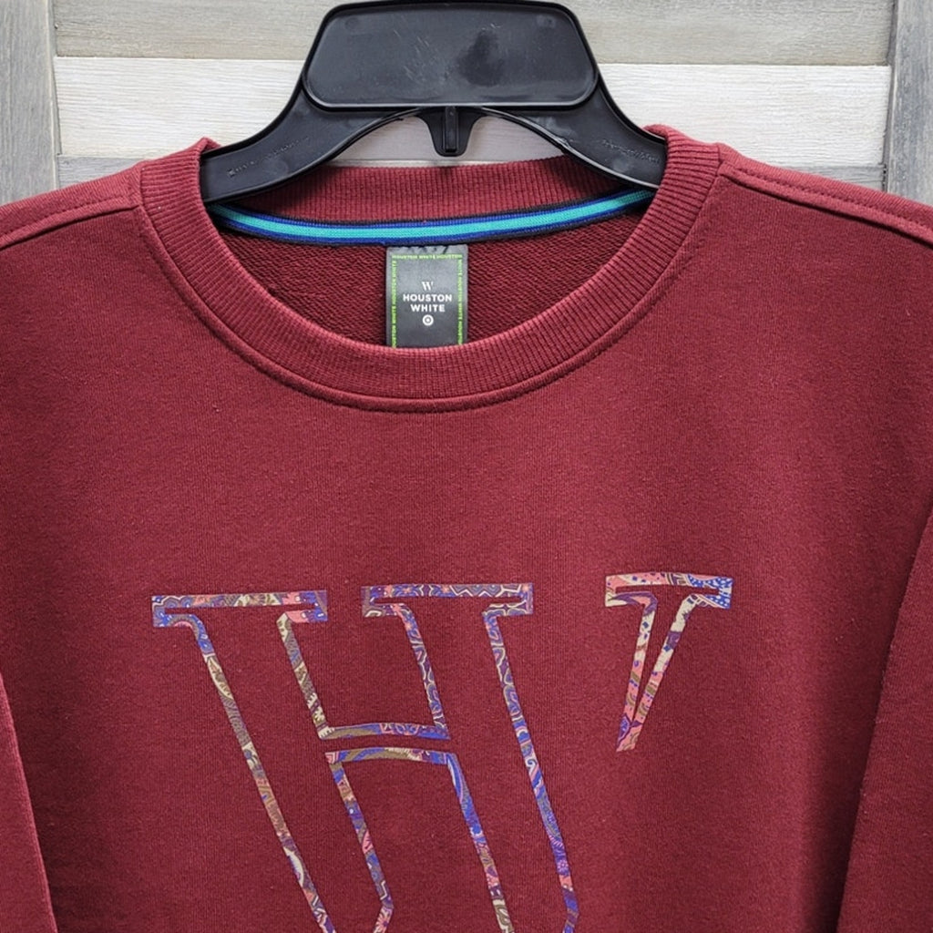 Men's Adult Logo Crewneck Pullover Sweatshirt | Houston White | XX Large