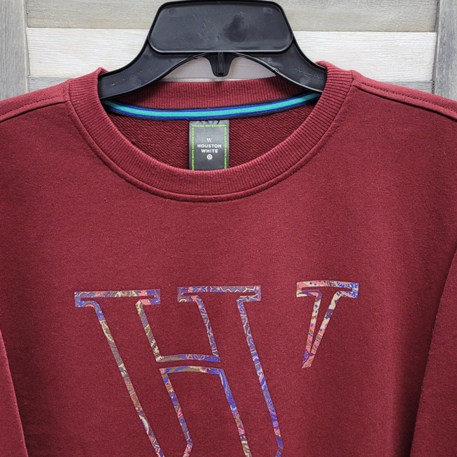 Men's Adult Logo Crewneck Pullover Sweatshirt | Houston White | XX Large