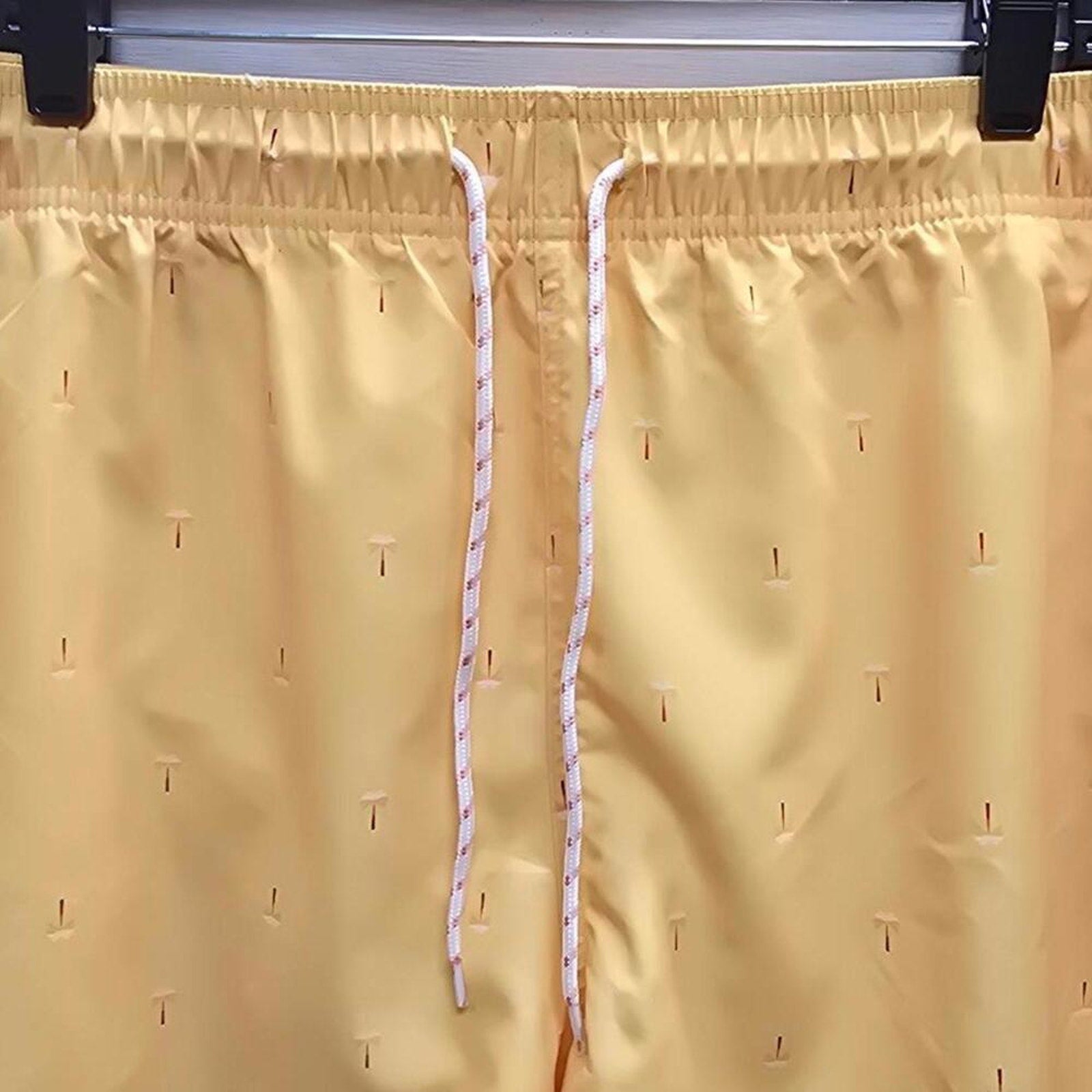 Men's Yellow Swim Trunks with Palm Trees | Goodfellow & Co | XX Large