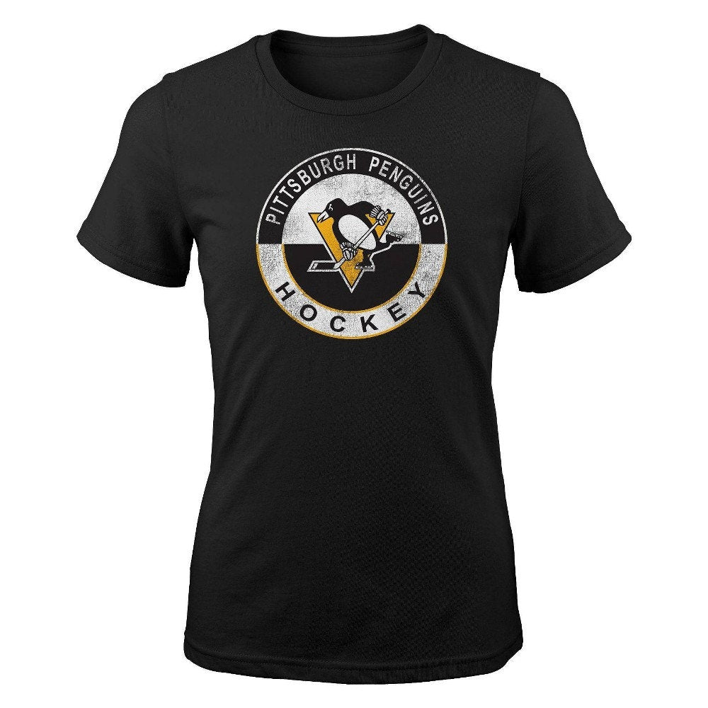NHL Pittsburgh Penguins Girls' Crew Neck T-Shirt | XL (14/16)