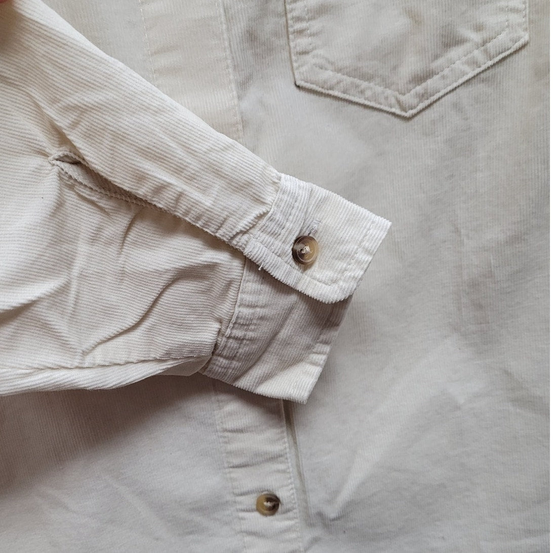 Girls' Long Sleeve Oversized Corduroy Layering Shirt | Art Class | Medium (8)