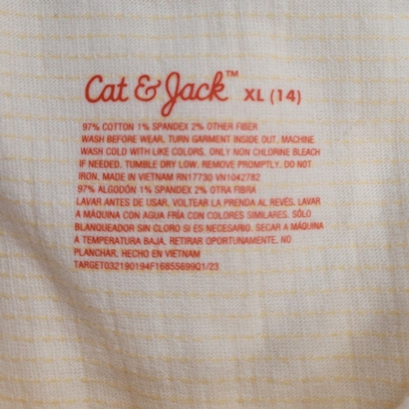 Girls' Ivory Cap Sleeve Dress | Cat & jack | X Large (14)
