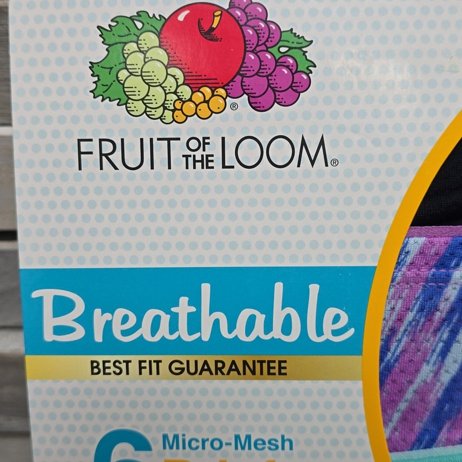 Breathable Girls' 6pk Micro-Mesh Classic Briefs | Fruit of the Loom | 16