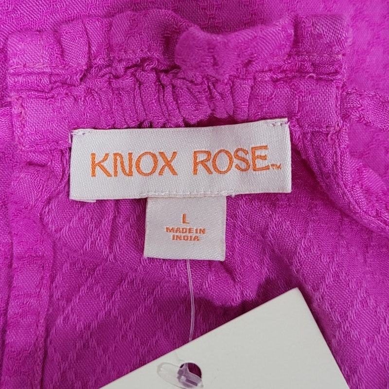 Women's Woven Halter Tank Top | Knox Rose | Large