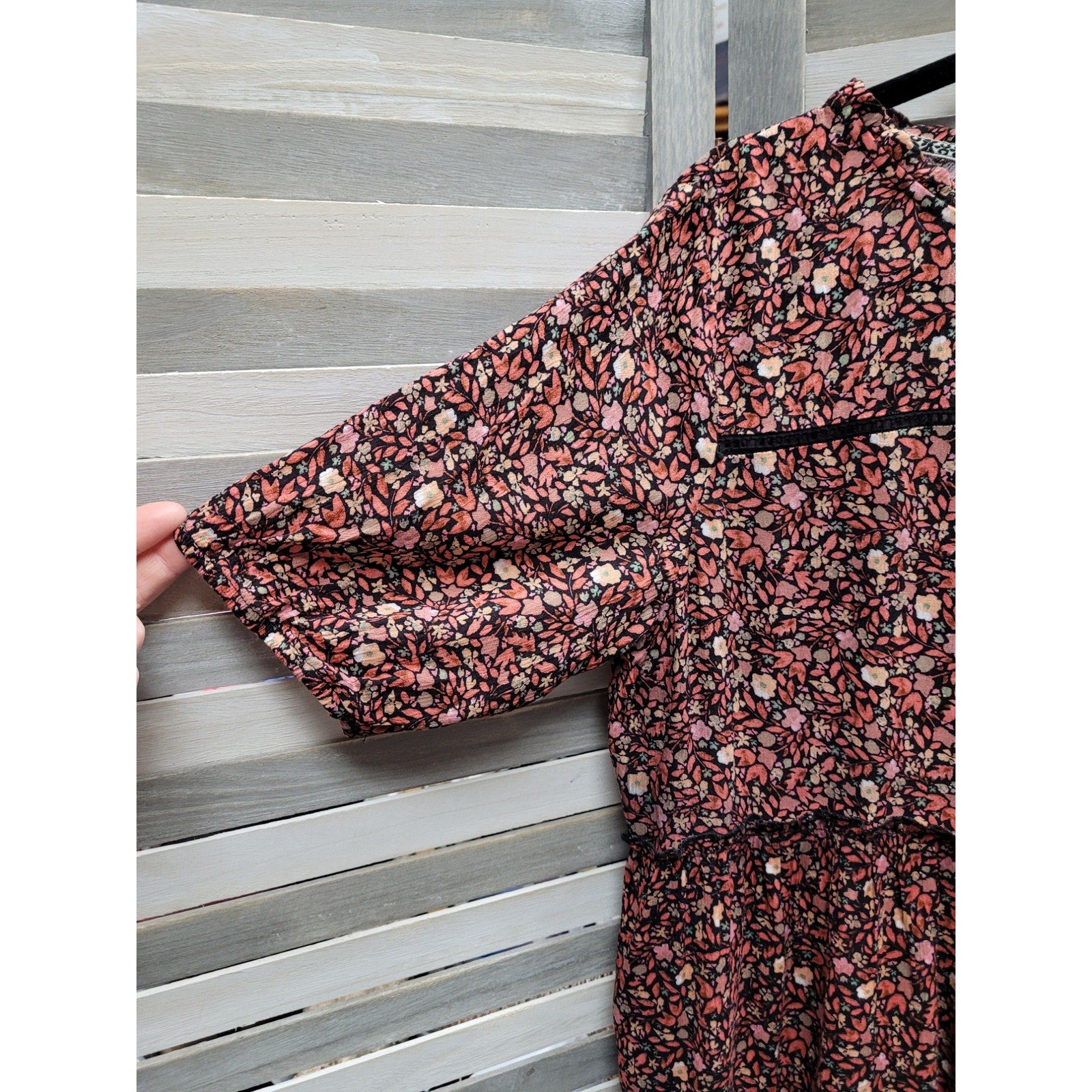 Women's Short Sleeve Tiered Dress | Knox Rose | Medium