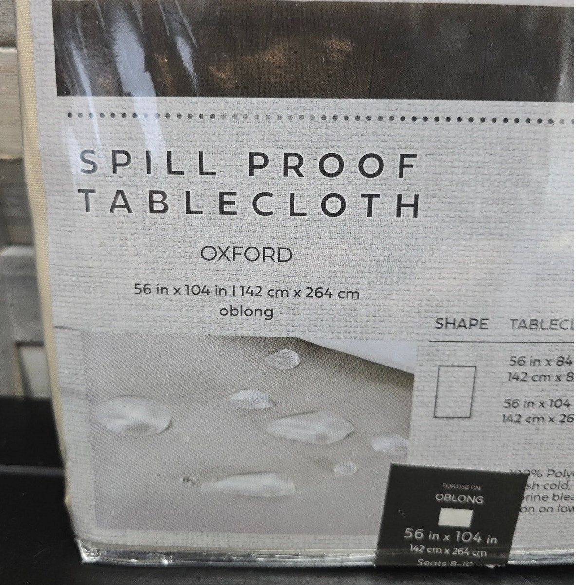 City Scapes Spill-Proof Tablecloth – Oxford 56" x 104"