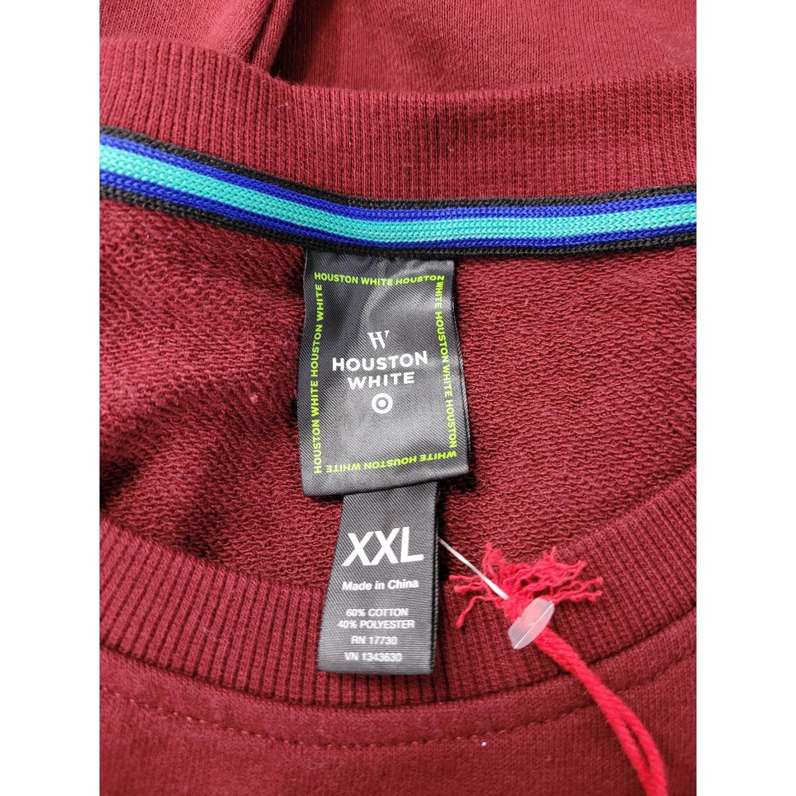 Men's Adult Logo Crewneck Pullover Sweatshirt | Houston White | XX Large