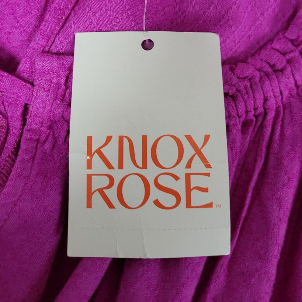Women's Woven Halter Tank Top | Knox Rose | Large