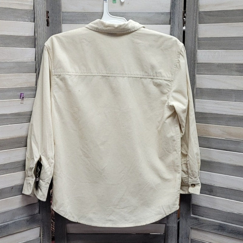 Girls' Long Sleeve Oversized Corduroy Layering Shirt | Art Class | Medium (8)