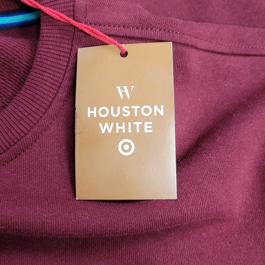Men's Adult Logo Crewneck Pullover Sweatshirt | Houston White | Medium