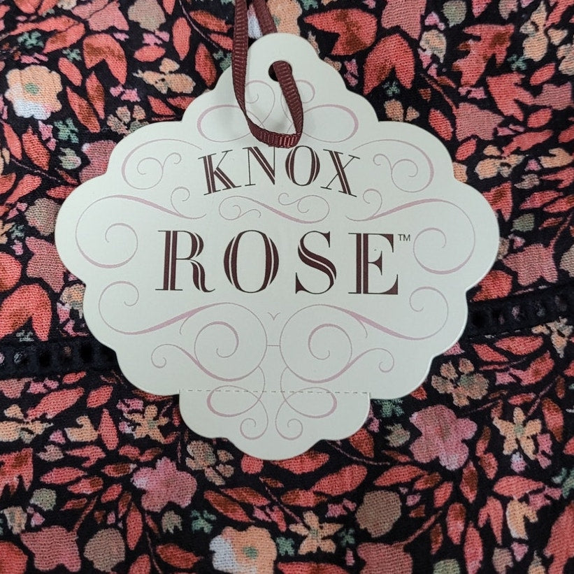 Women's Short Sleeve Tiered Dress | Knox Rose | Medium