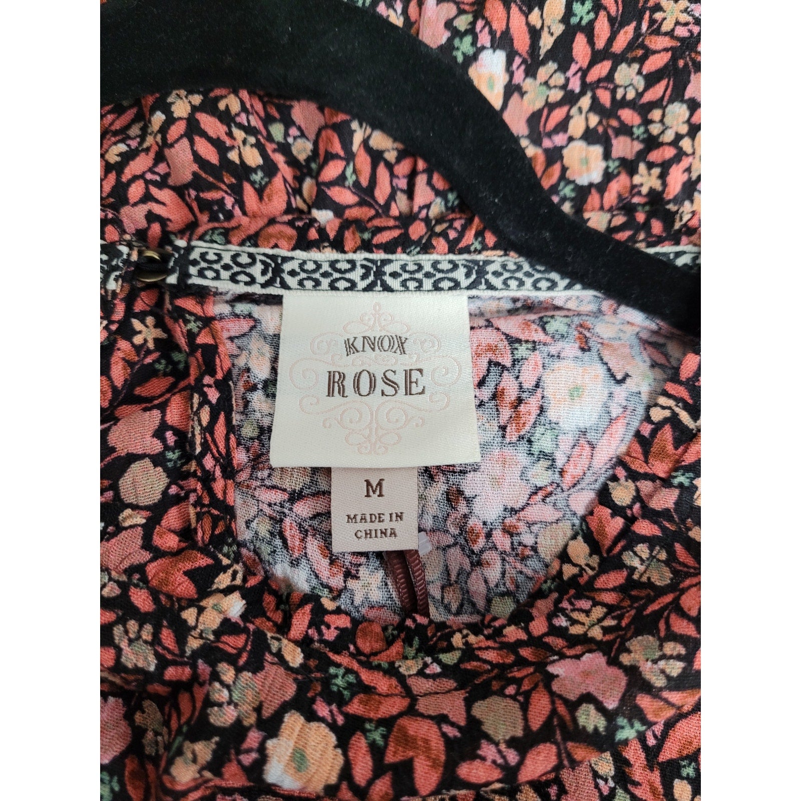 Women's Short Sleeve Tiered Dress | Knox Rose | Medium